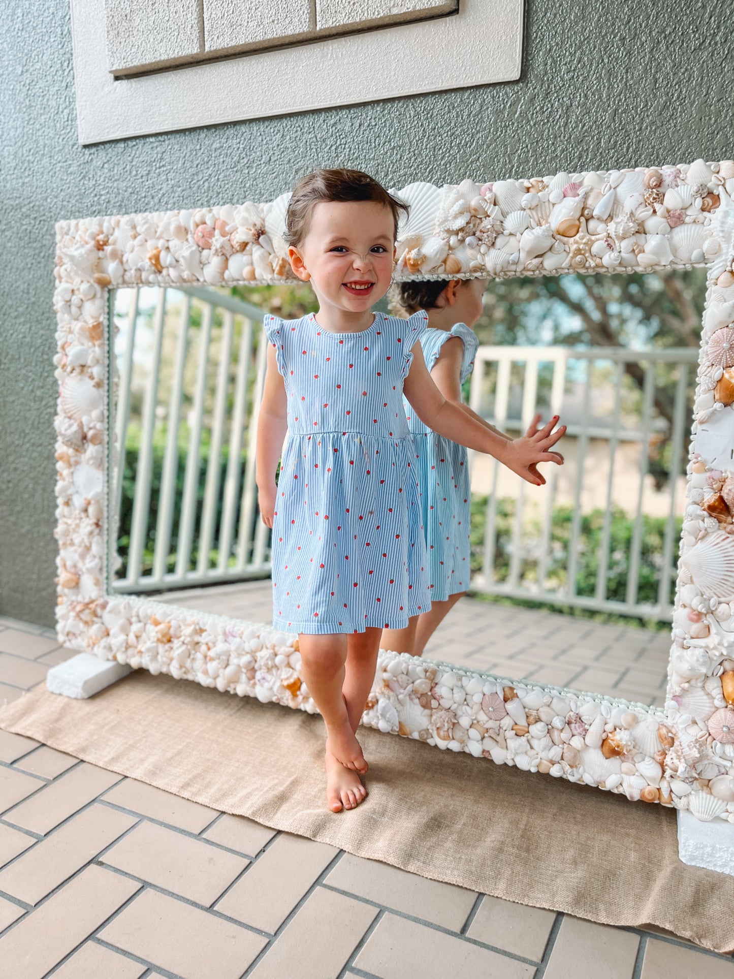 Large Luxury Shell Mirror- Custom Design