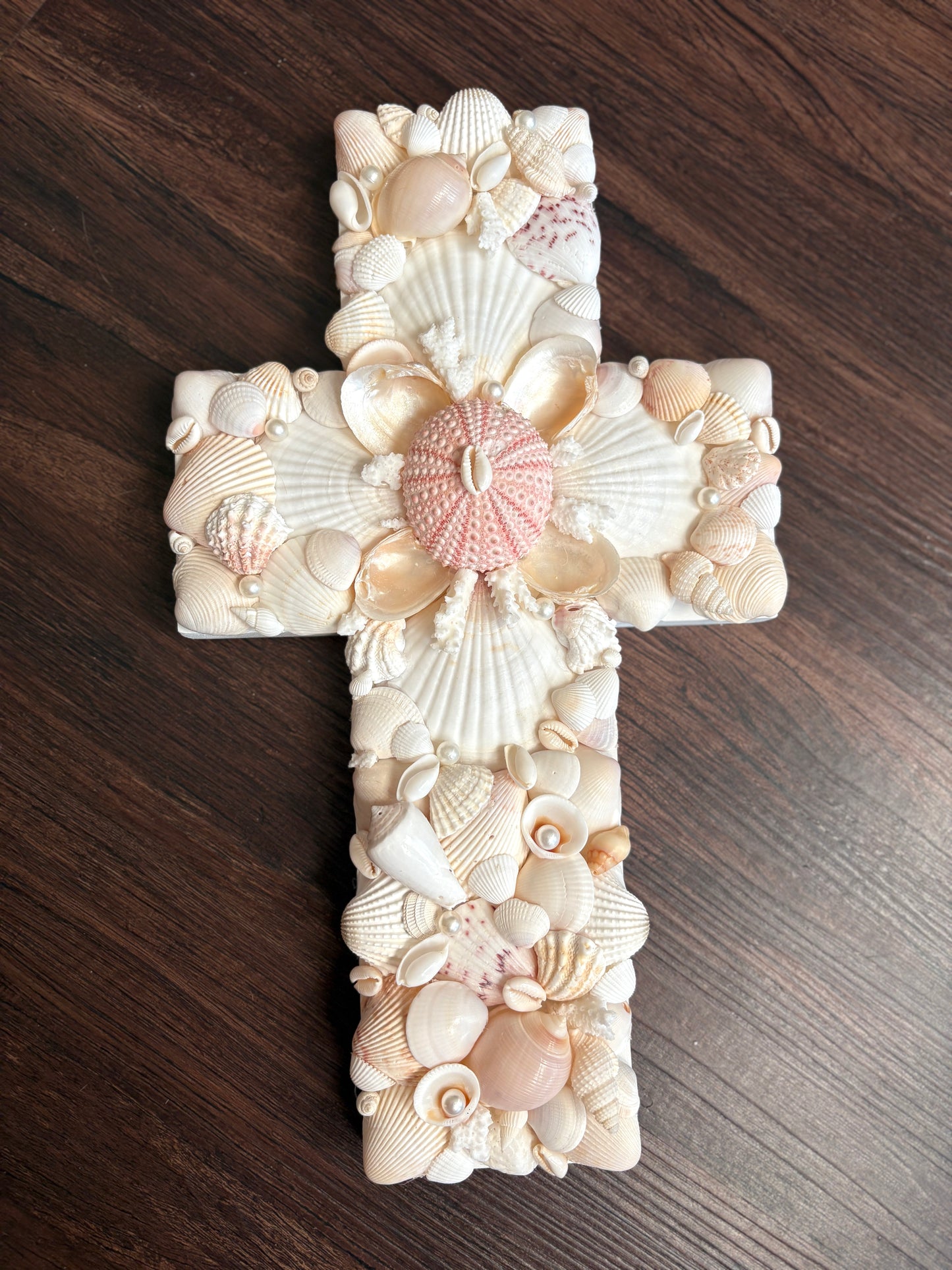 Seashell Wall Cross