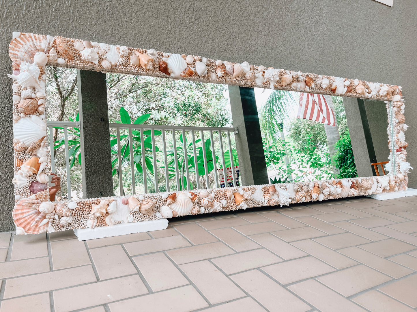 7’ Exterior Shell Mirror, Custom Mirror