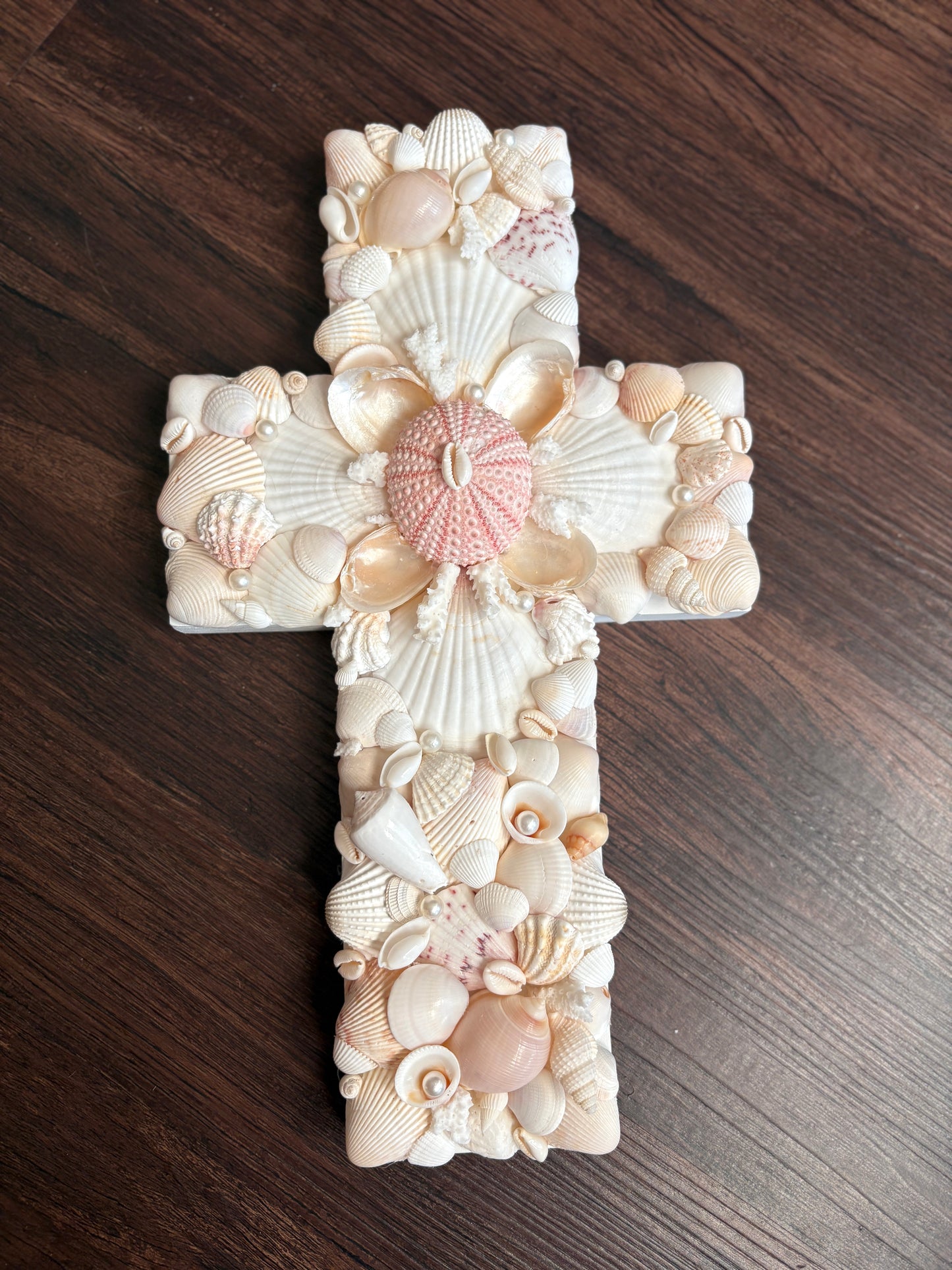 Seashell Wall Cross