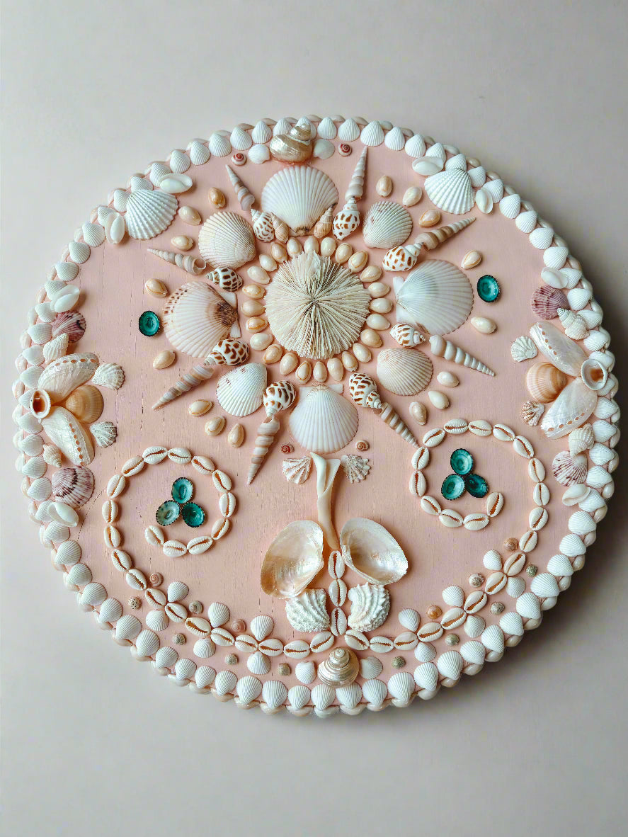 Blush Shell Panel 16.5"
