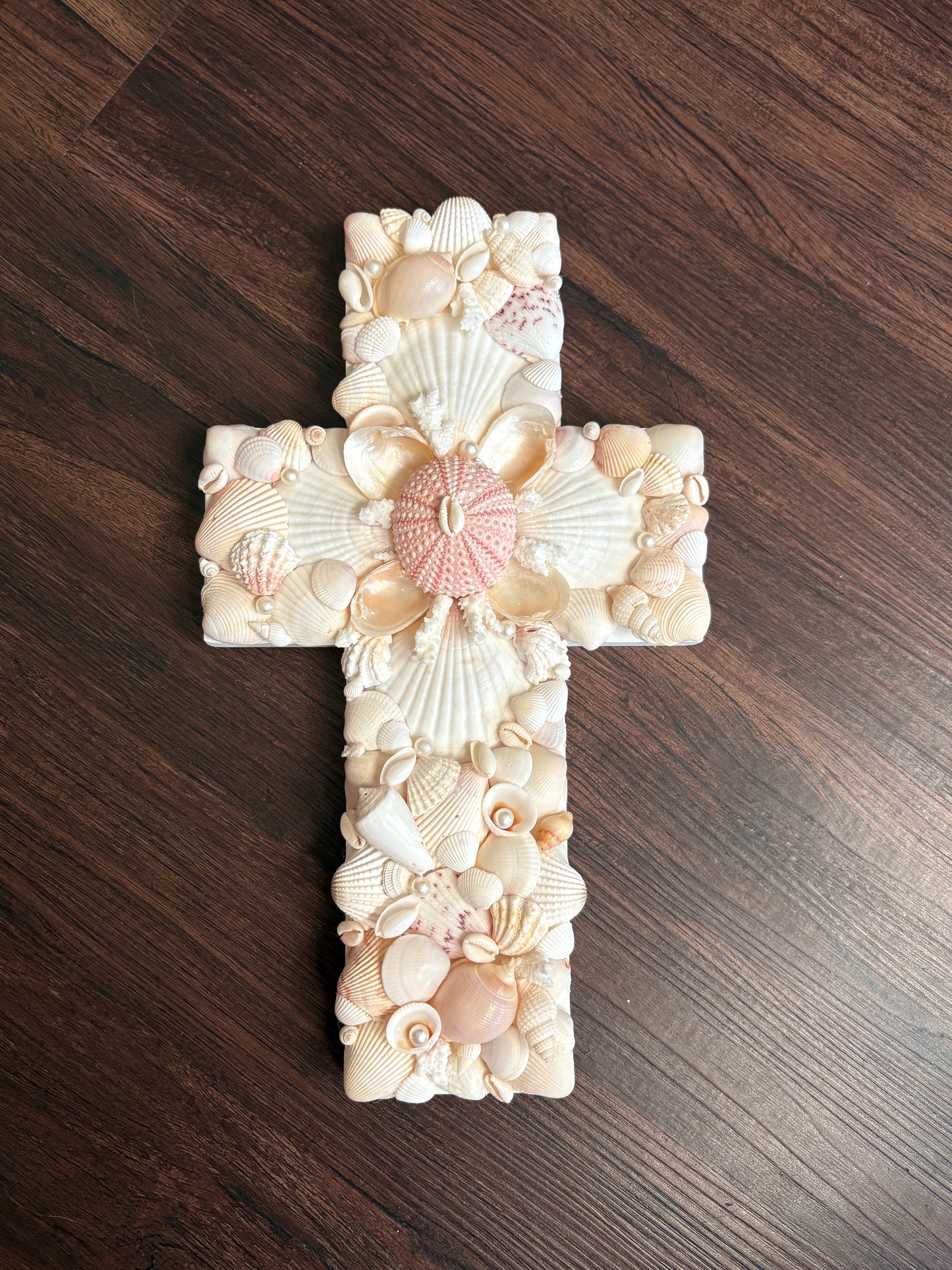 Seashell Wall Cross