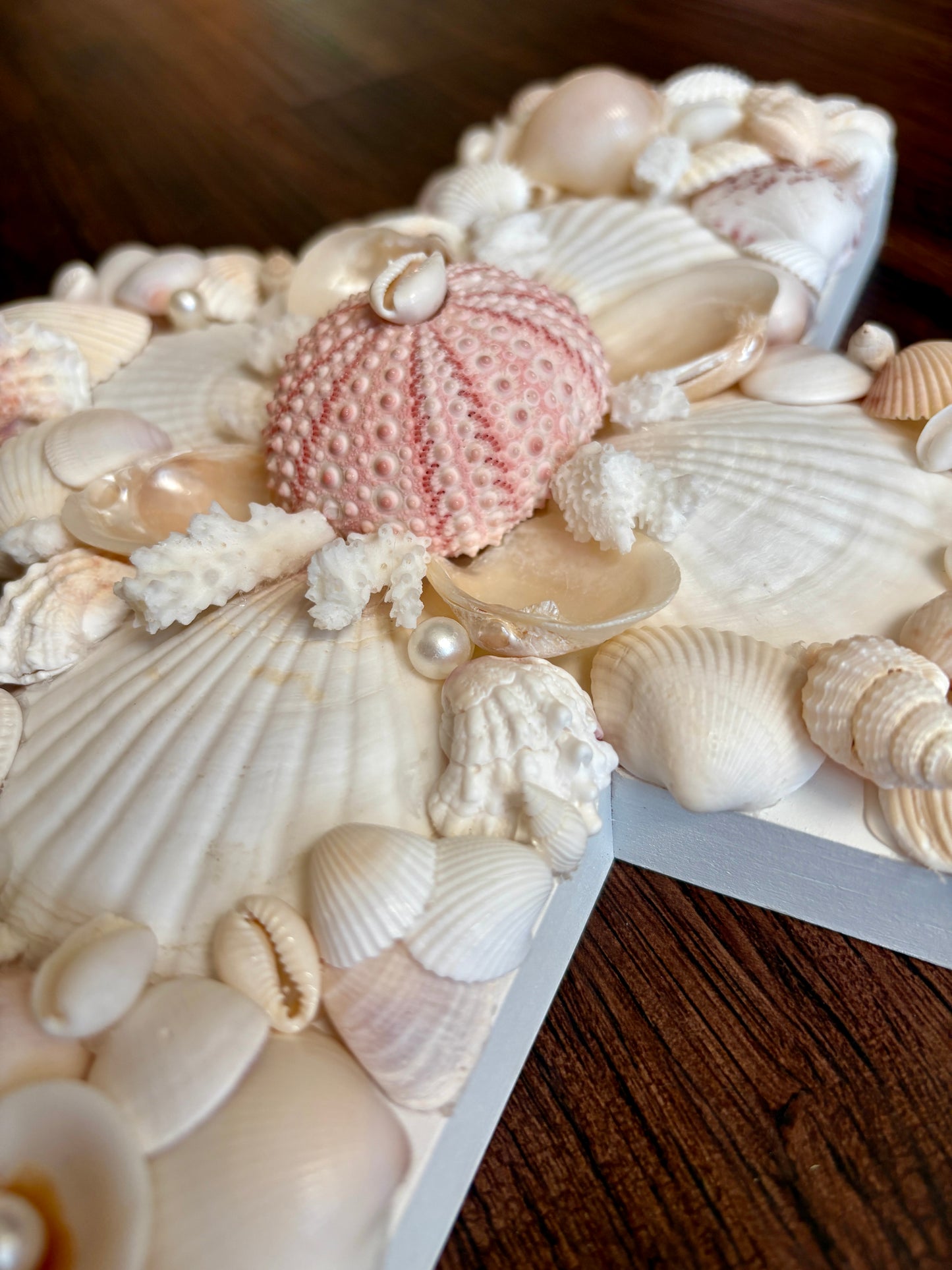 Seashell Wall Cross
