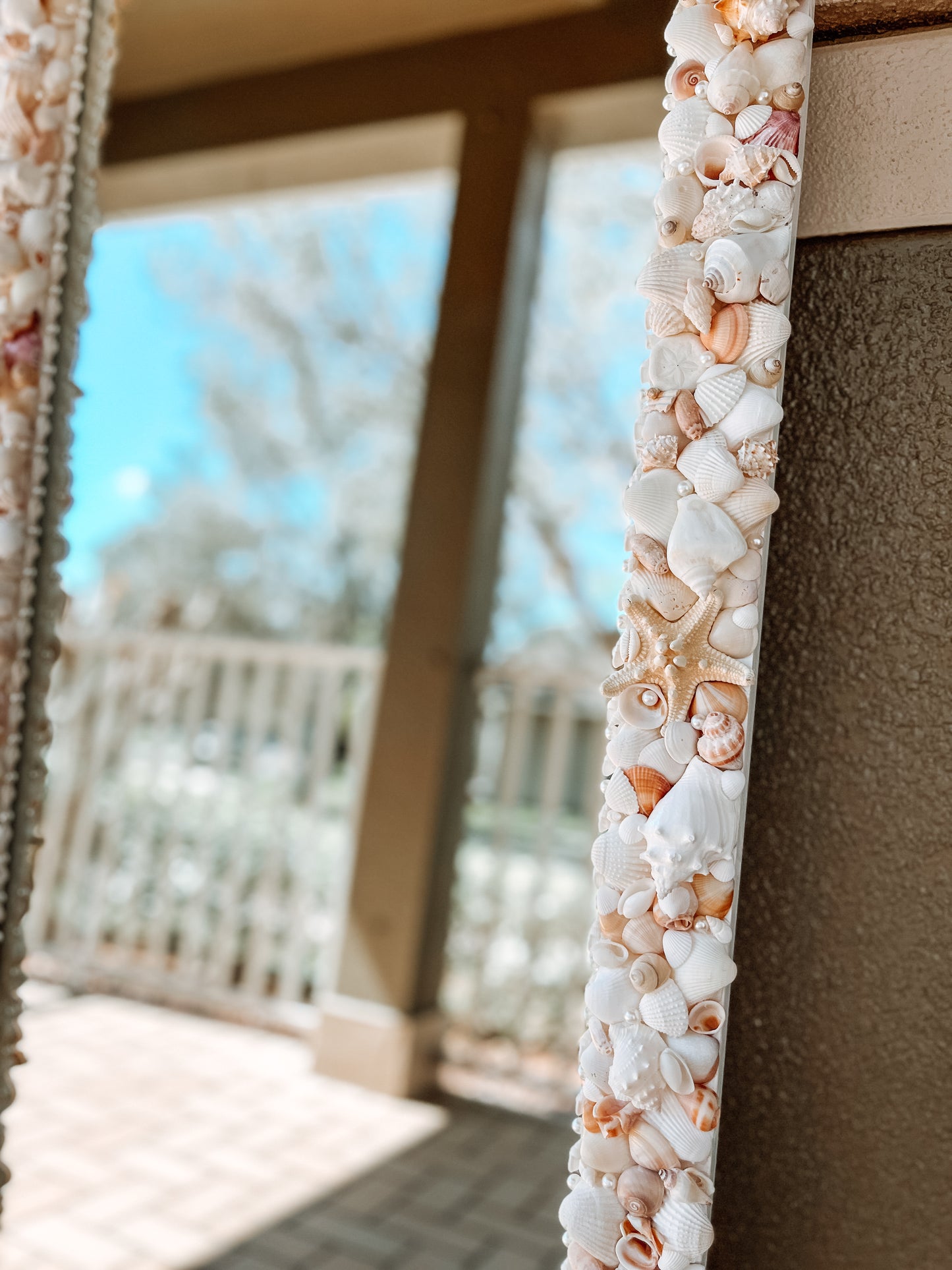 Full-length Shell Mirror - Custom (Made to Order)