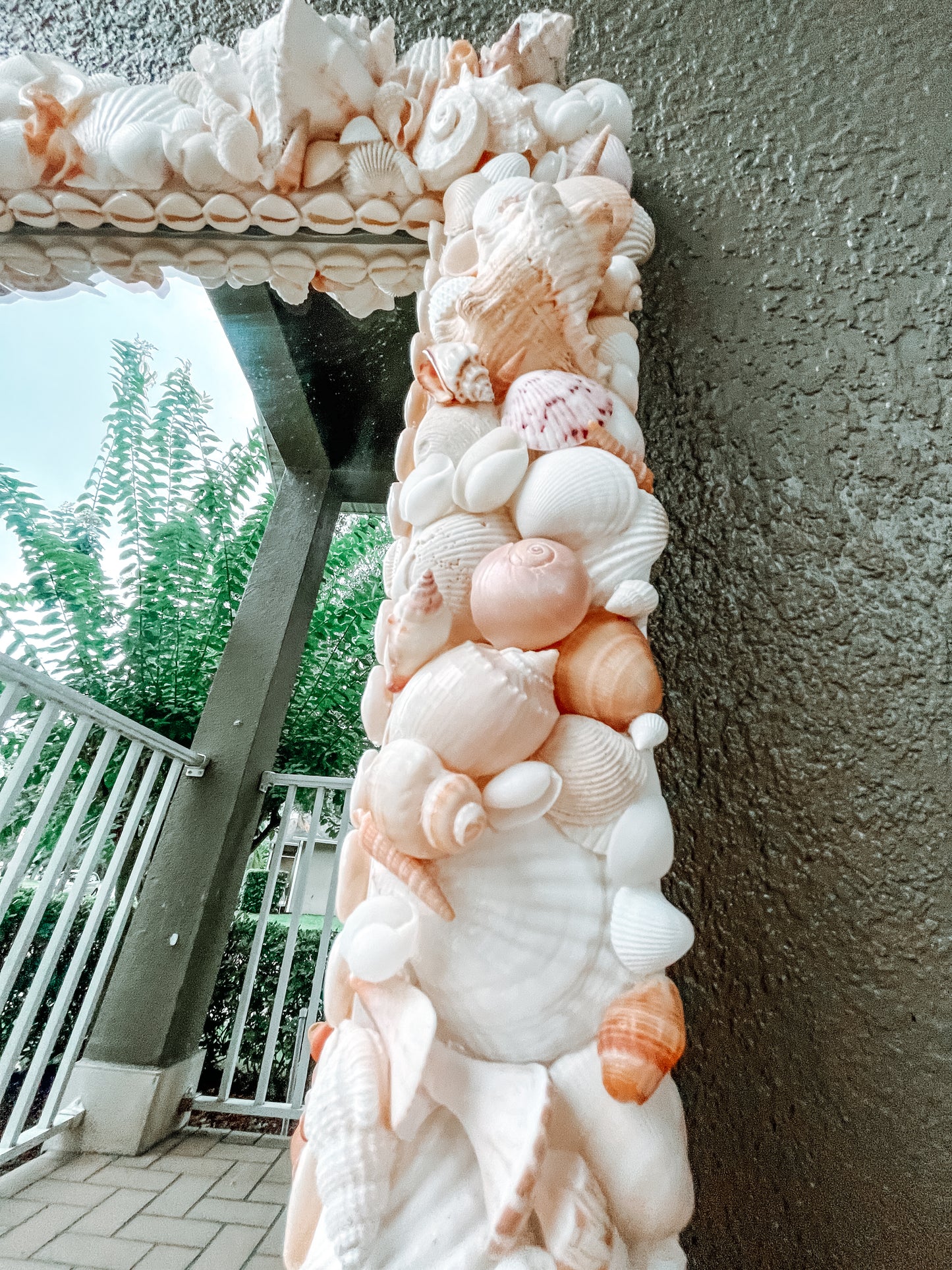 Warm Luxury Shell Mirror