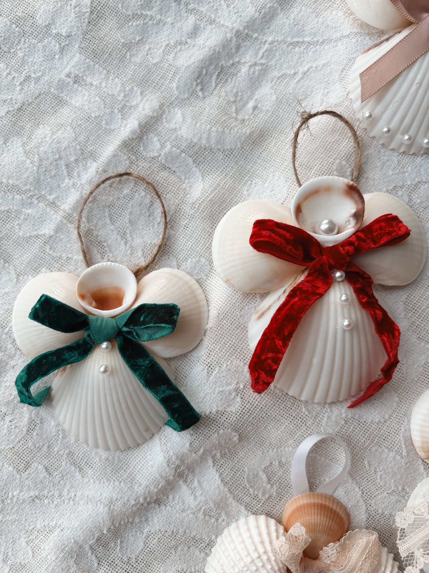 Seashell Angel Ornament