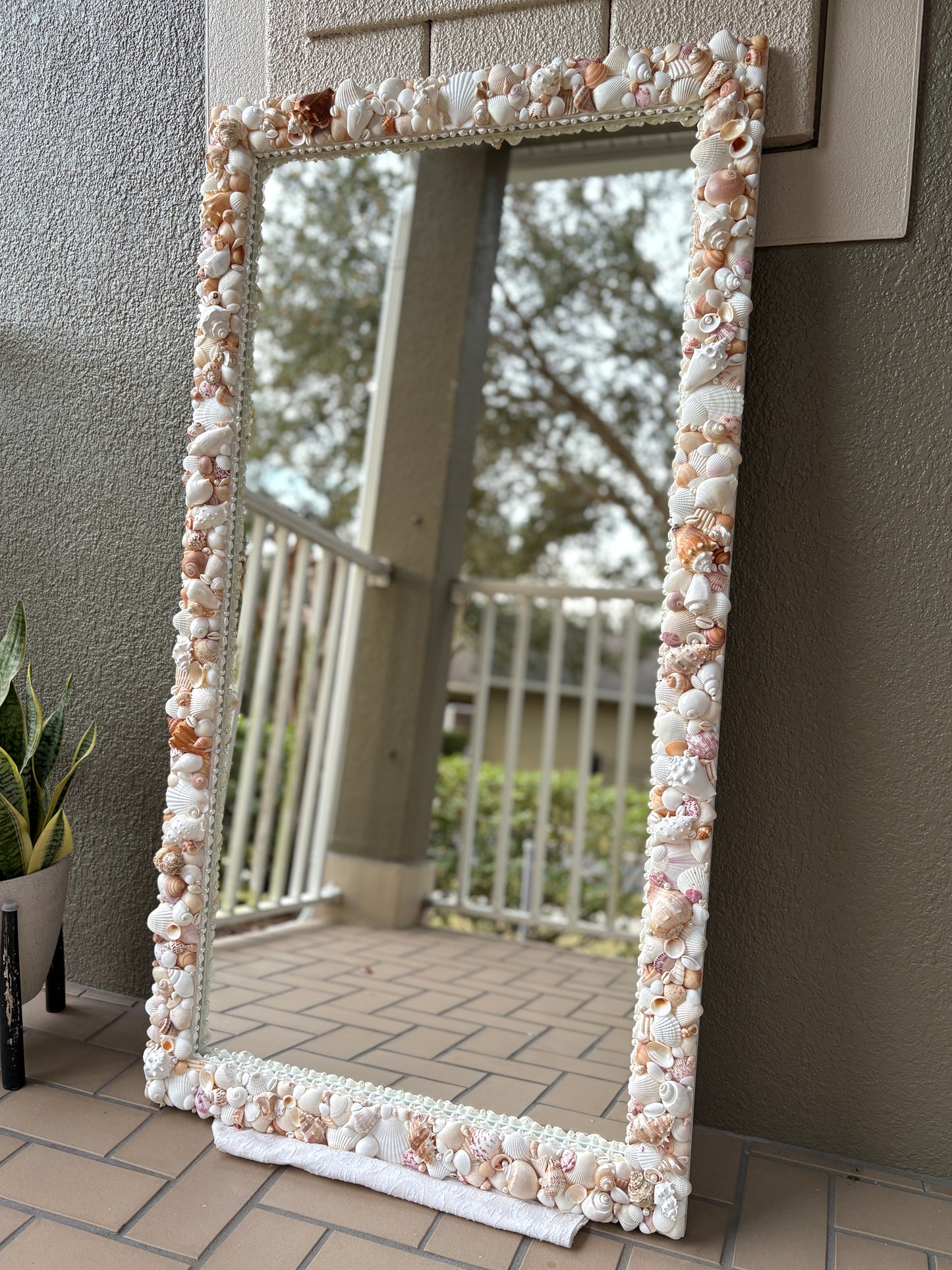 Full-length Shell Mirror - Custom (Made to Order)