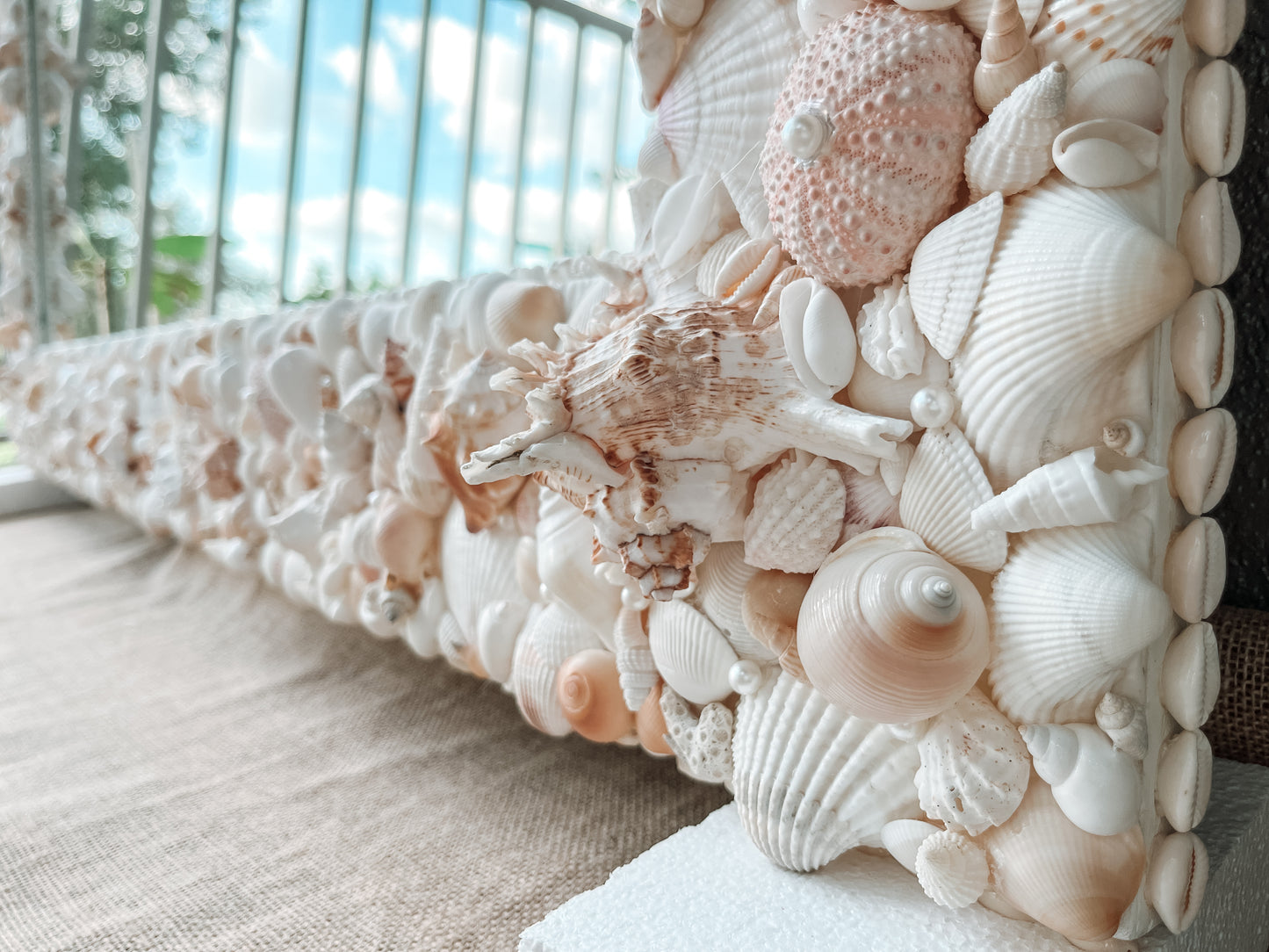 Large Luxury Shell Mirror- Custom Design