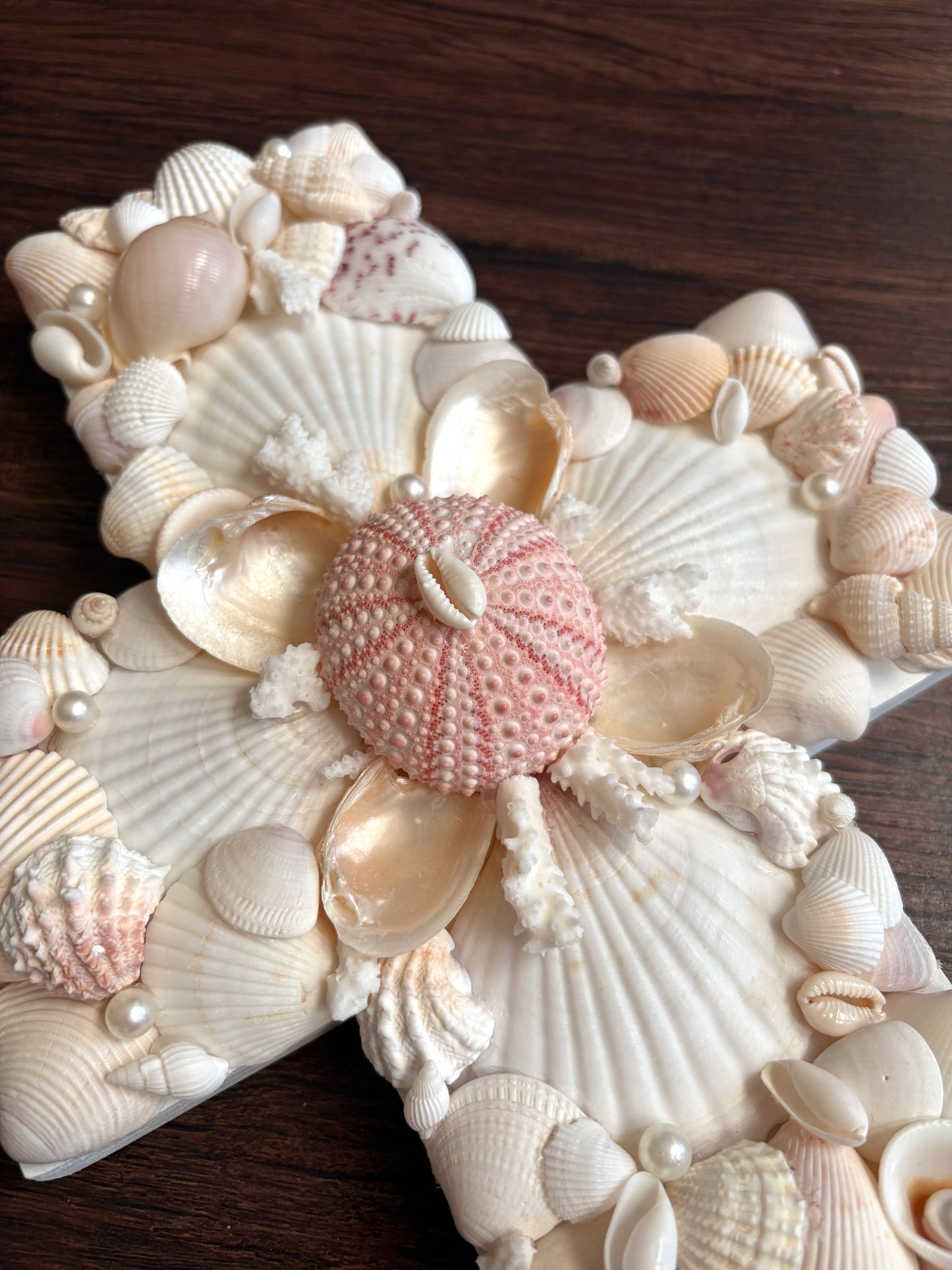 Seashell Wall Cross