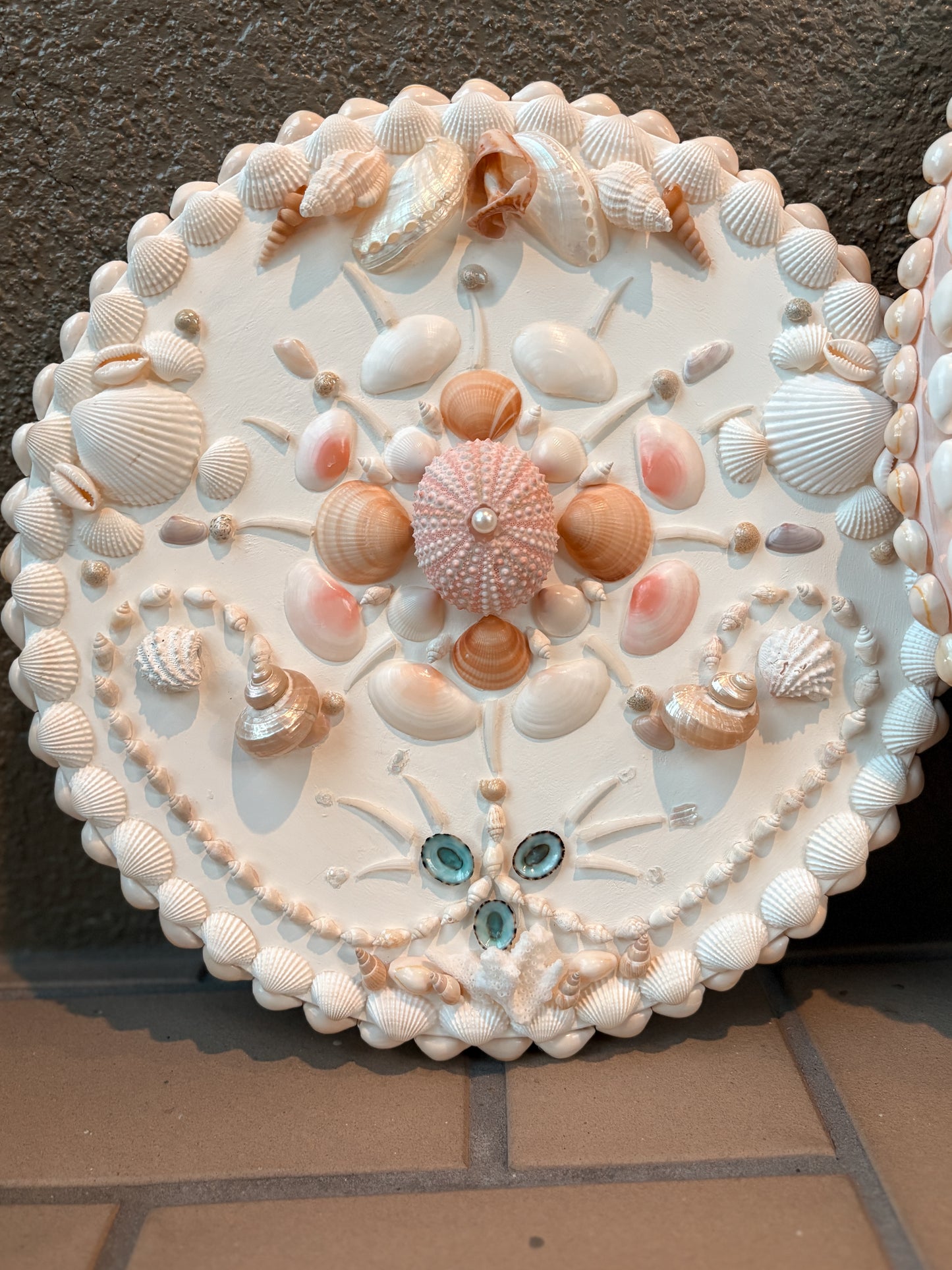 Seashell Wall Panel- Mini Series 12”, Antique White