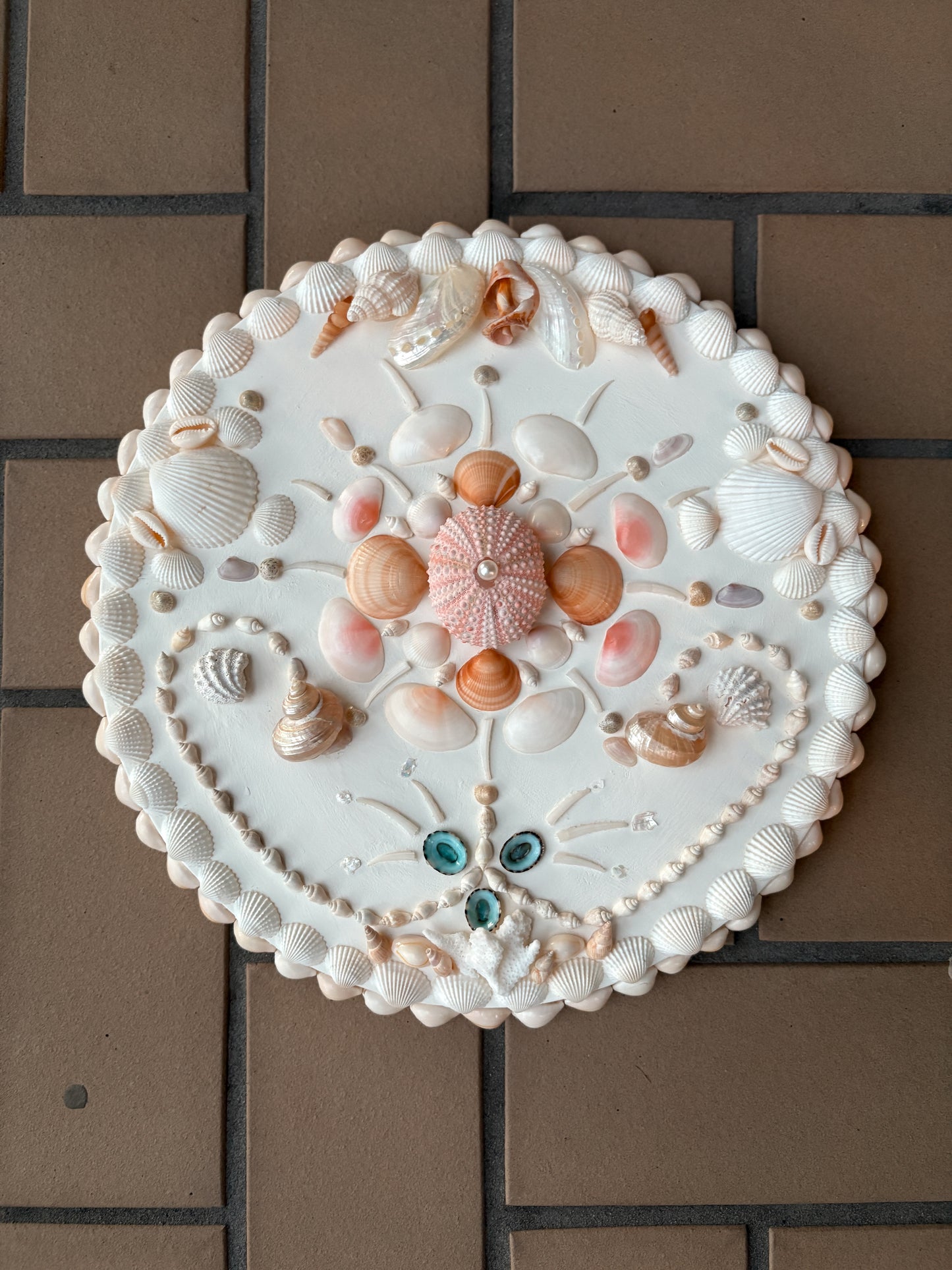 Seashell Wall Panel- Mini Series 12”, Antique White