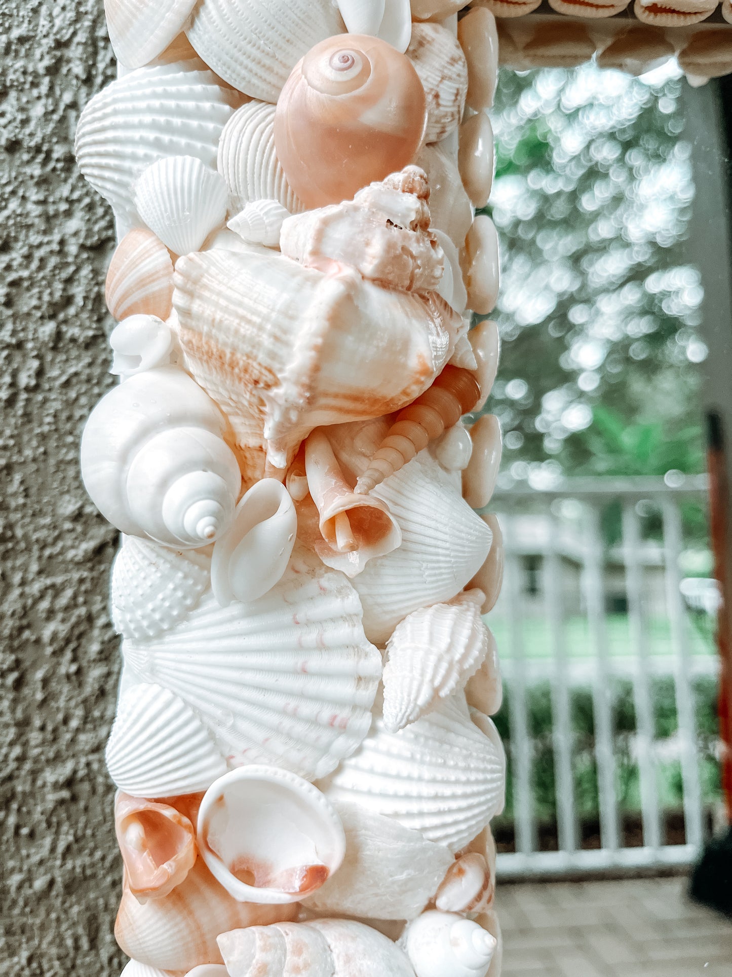 Warm Luxury Shell Mirror