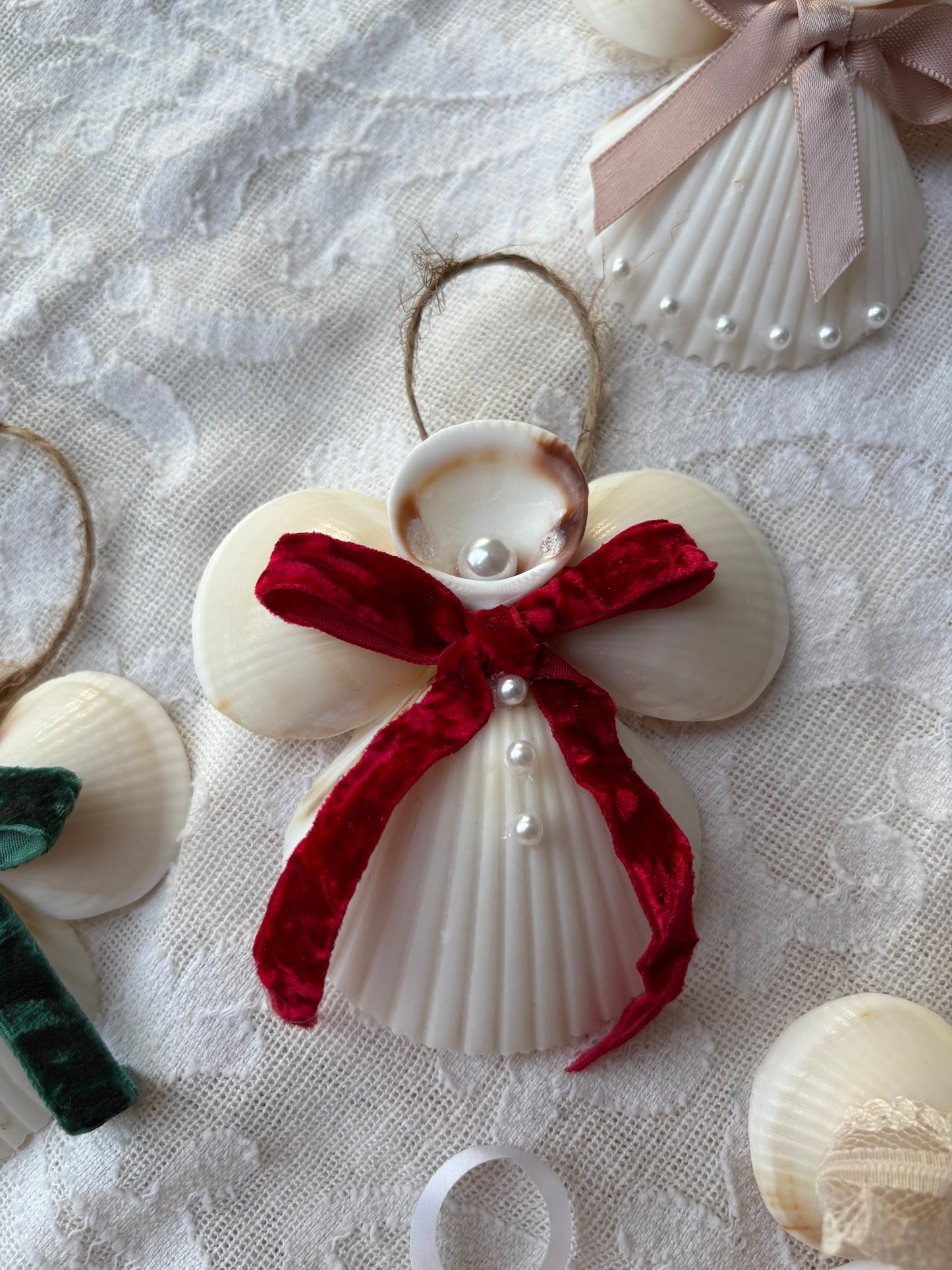 Seashell Angel Ornament