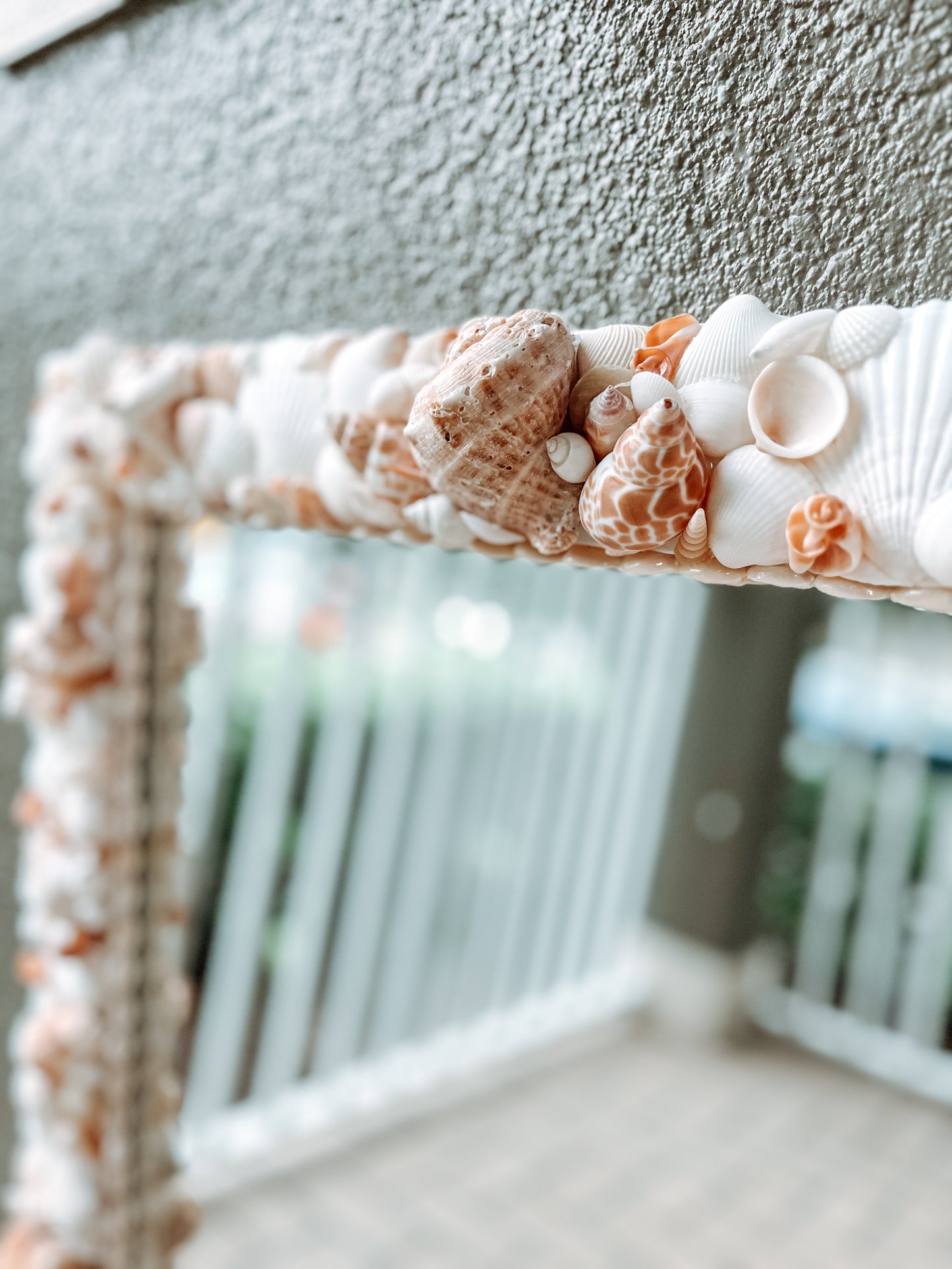 Warm Luxury Shell Mirror