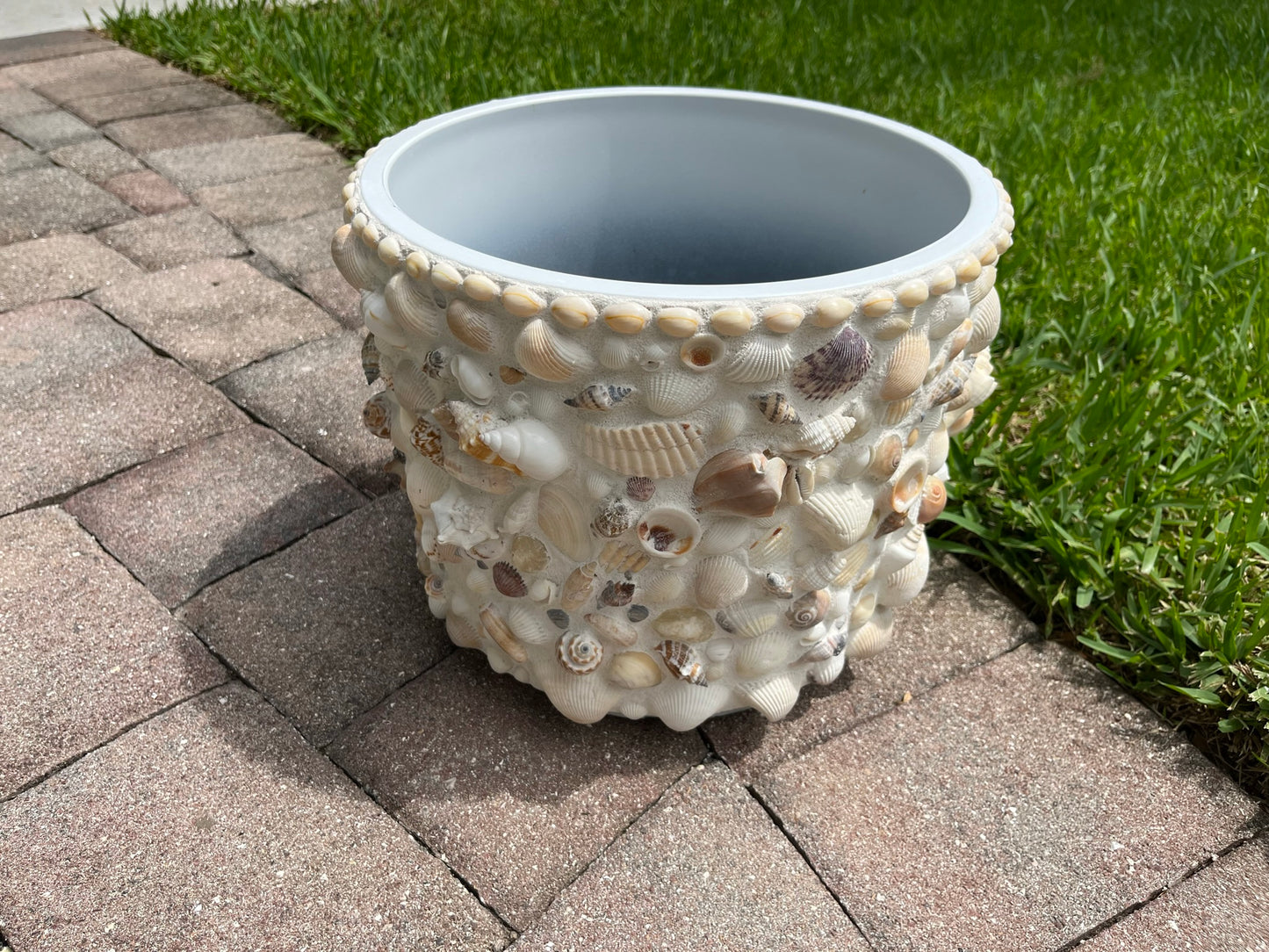 Seashell Planter - Coastal Beach Planter for Luxury Home Decor