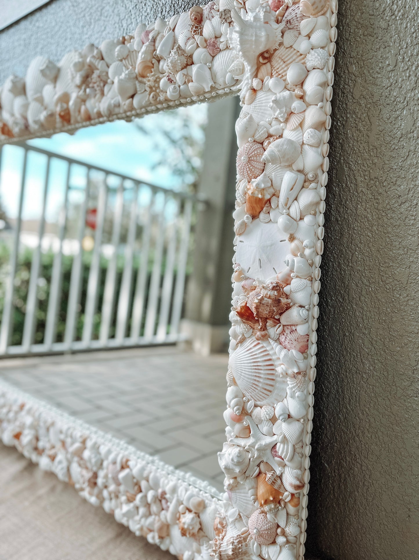 Large Luxury Shell Mirror- Custom Design