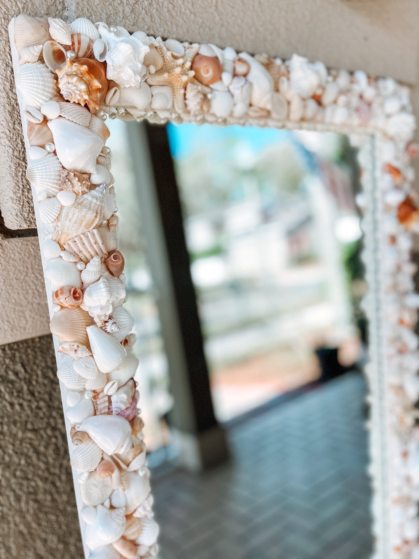 Full-length Shell Mirror - Custom (Made to Order)