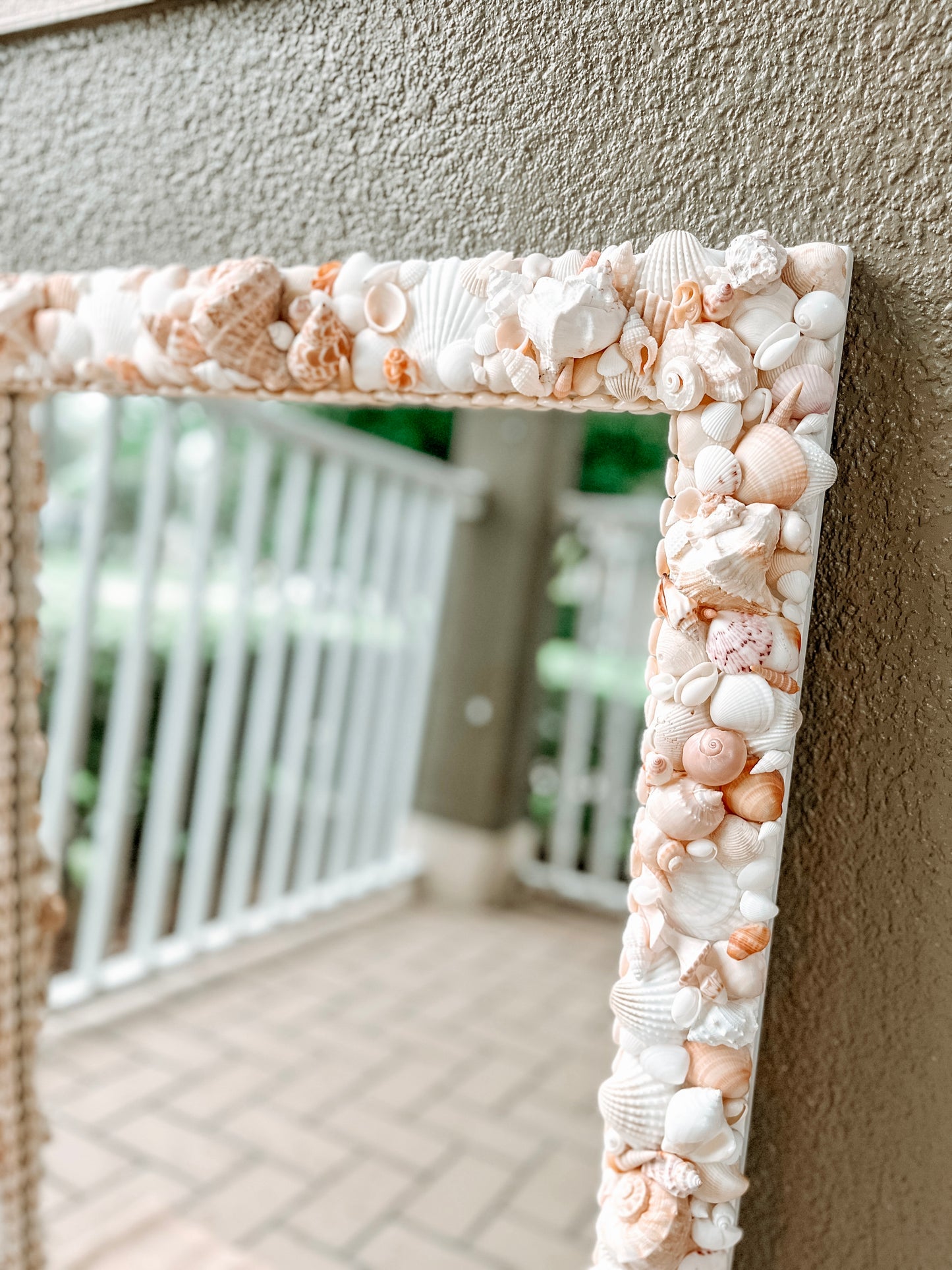 Warm Luxury Shell Mirror