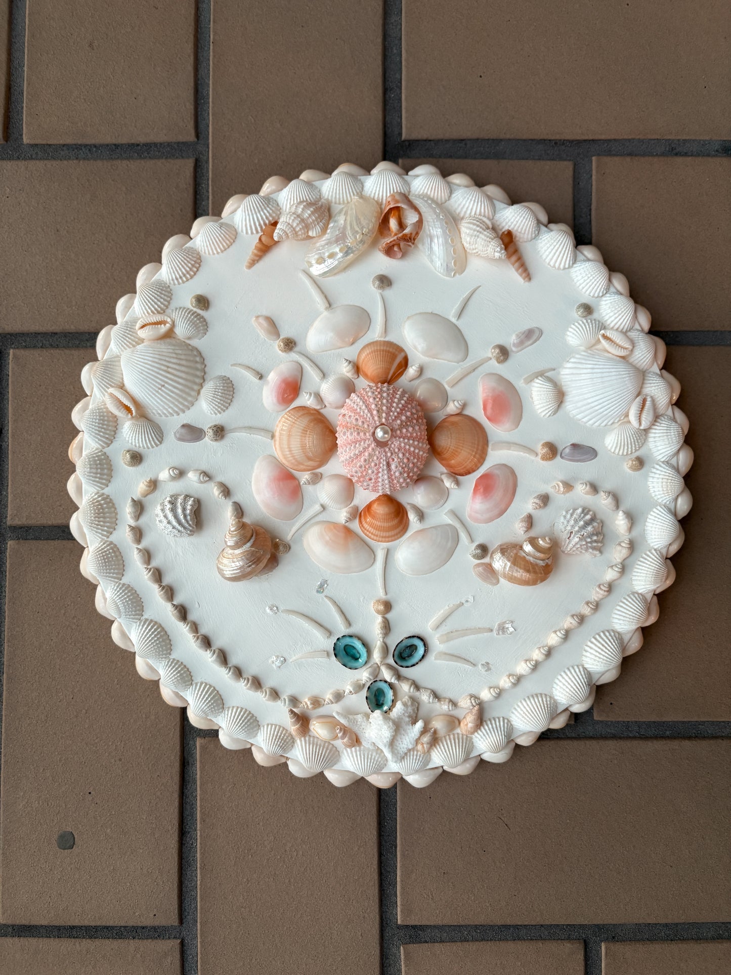 Seashell Wall Panel- Mini Series 12”, Antique White