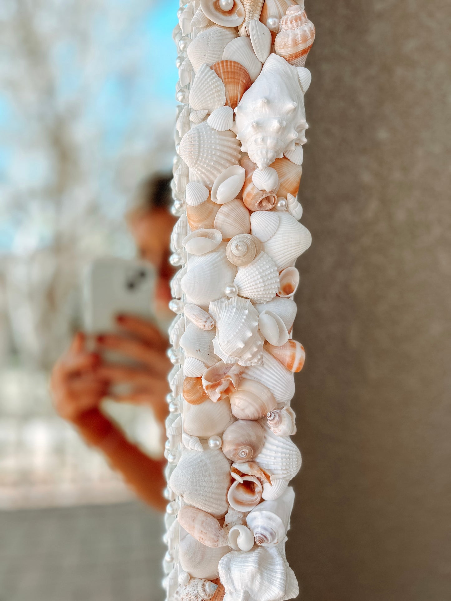Full-length Shell Mirror - Custom (Made to Order)