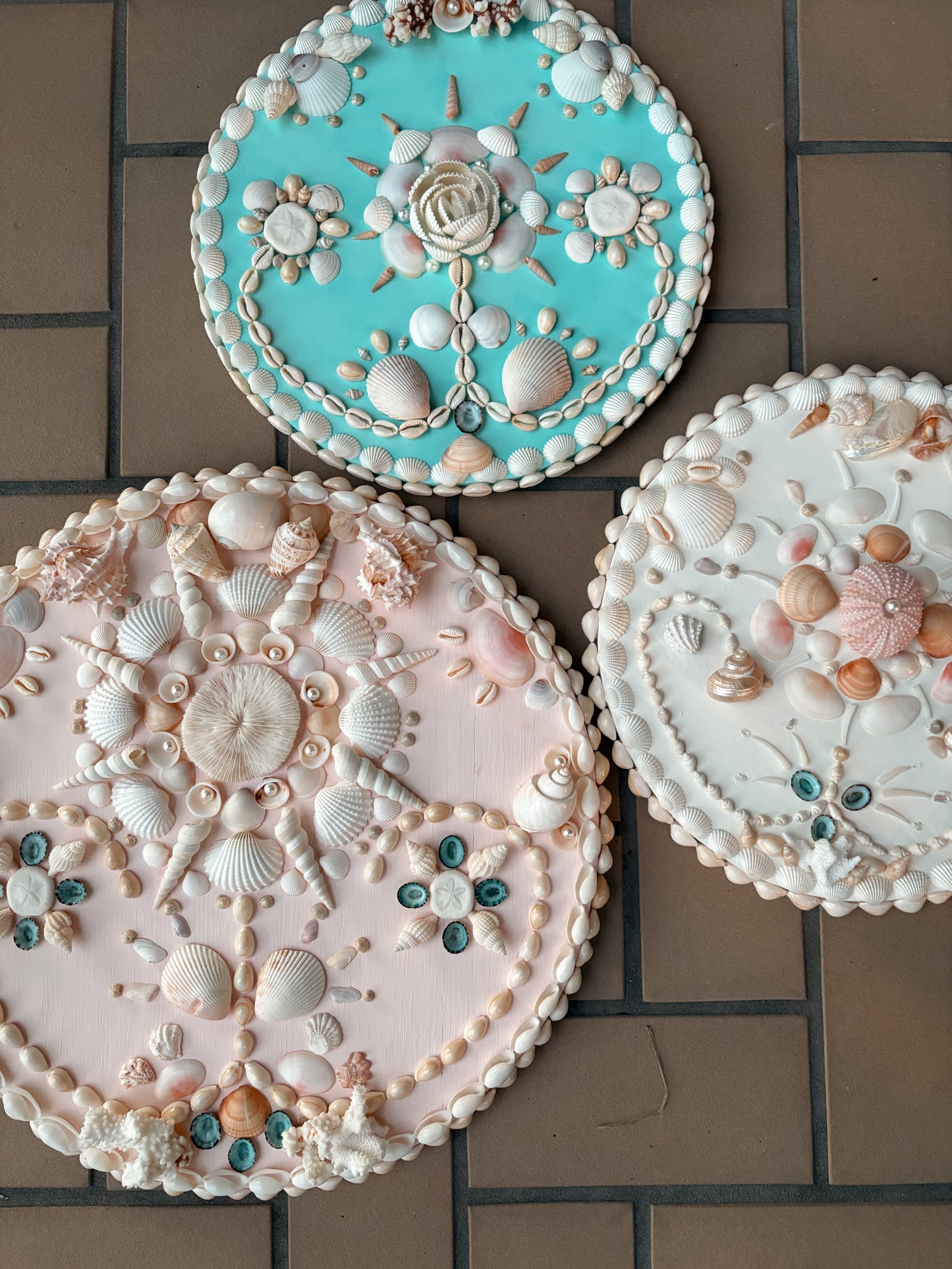 Seashell Wall Panel- Mini Series 12”, Antique White