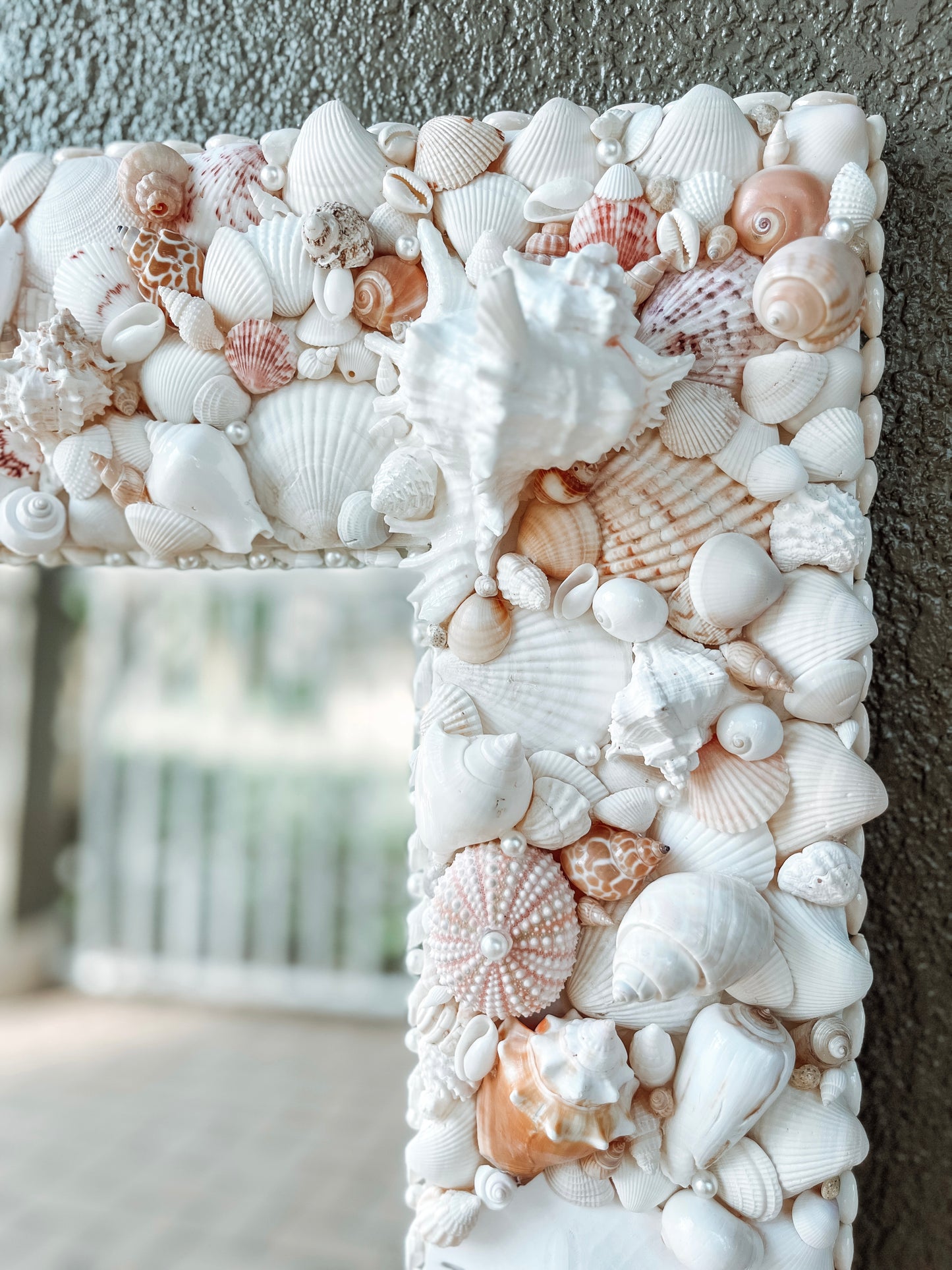 Large Luxury Shell Mirror- Custom Design